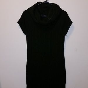 Dark Hunter Green Sweater Dress